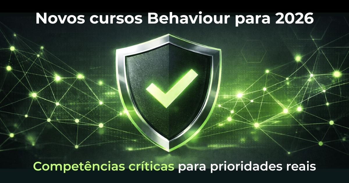 Novos cursos Behaviour para 2026