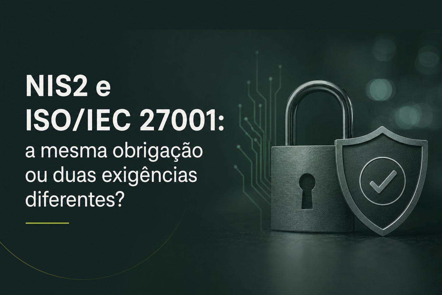 NIS2 ISO 27001 diferenças relação conformidade segurança informação Portugal