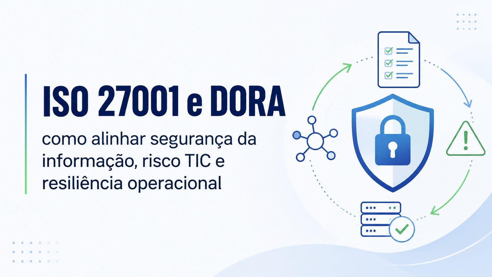 ISO 27001 e DORA risco TIC e resiliência