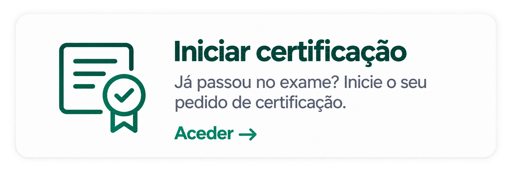 Iniciar Certificação