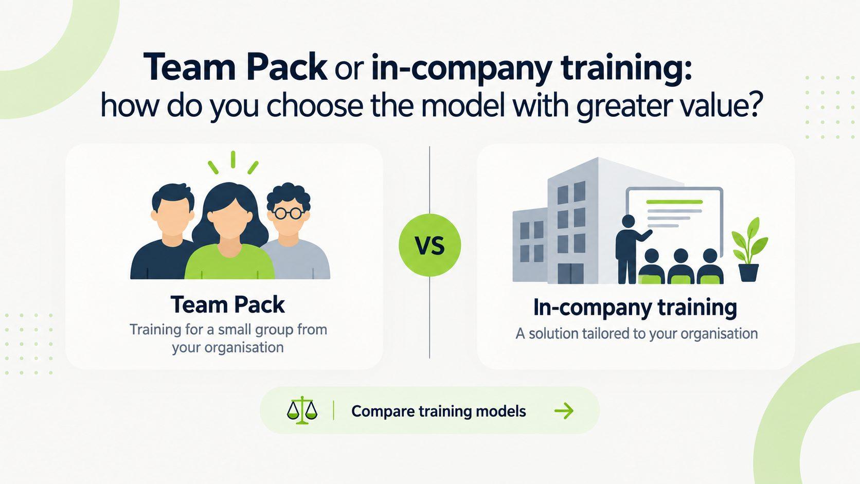 Team Pack vs In-Company Training